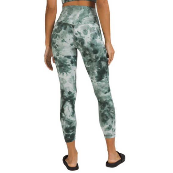 Lululemon Align High-Rise Pant Sz 2 Diamond Dye Starlight Smoked Spruce 25" EUC - Picture 1 of 10